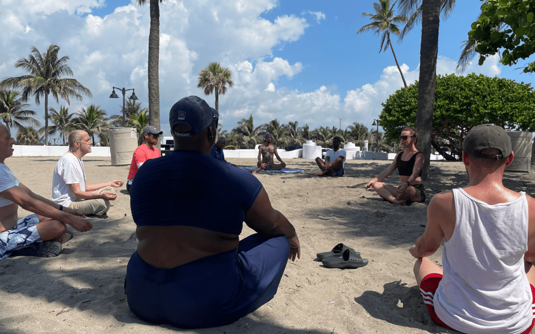 Mindfulness on the Beach for Mental Health Awareness Month