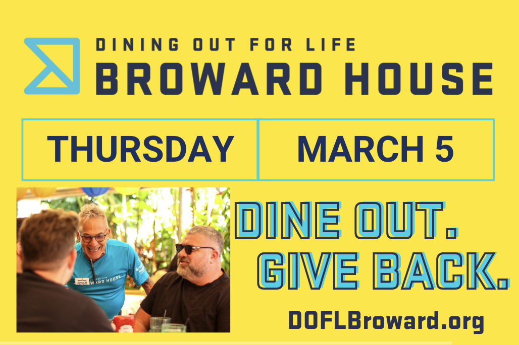 Dining Out For Life promotional flyer